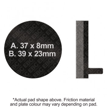 M/C DISC PAD SET - AF15