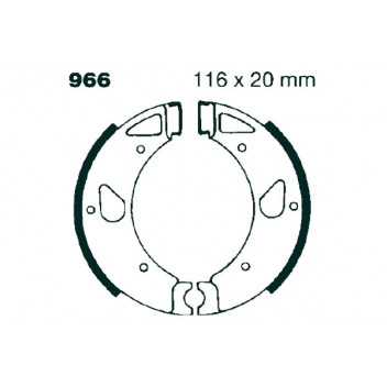 EBC BRAKE SHOE SET
