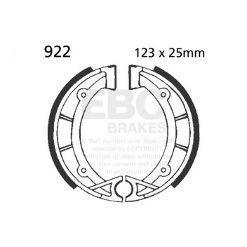 EBC BRAKE SHOE SET