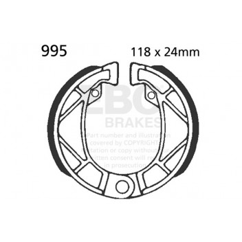 EBC BRAKE SHOE SET