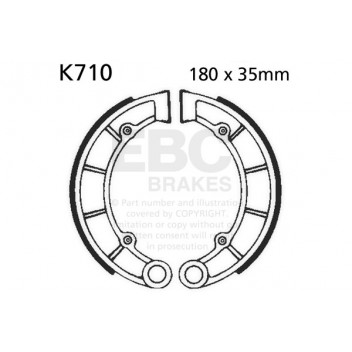 EBC BRAKE SHOE SET (5)