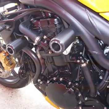 Crash Protectors MID ENGINE - Triumph Speed Triple '97-'07