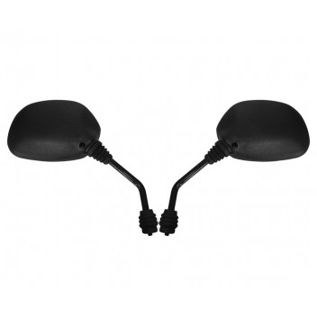 Mirrors 8mm Black Rounded Left & Right to fit European Model