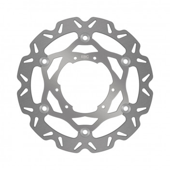 NEW PLAIN SILVER CENTER HUB OVERSIZE DISCS-280MM-C/W BRACKET