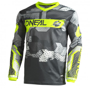 YOUTH JERSEY CAMO V.22 YEL MED ELEMENTS YELLOW ONEAL