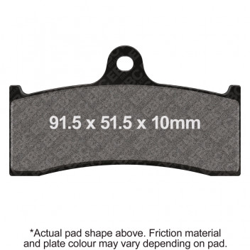 M/C DISC PAD SET - DMX