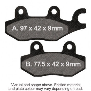 DOUBLE H SINTERED STREET PAD