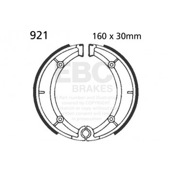 EBC BRAKE SHOE SET