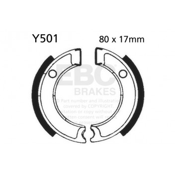 EBC BRAKE SHOE SET (5)