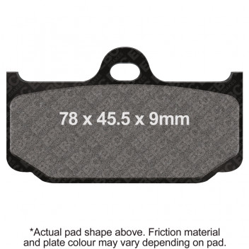 M/C DISC PAD SET - DMX