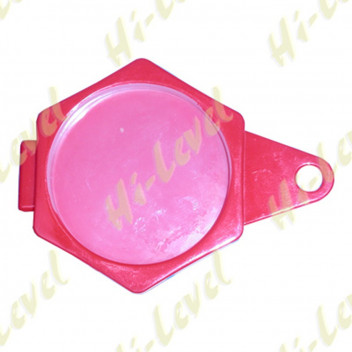Tax Disc Holder Hexagon Red PACK OF 12