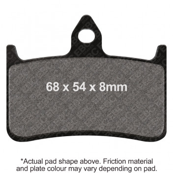 DOUBLE H SINTERED STREET PAD