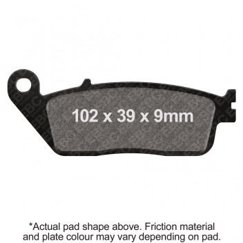 EBC V PAD SEMI SINTERED PAD SET