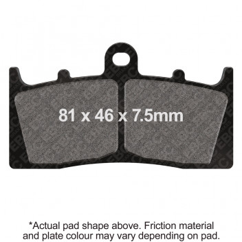 DOUBLE H SINTERED STREET PAD