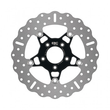 Front Floating 5 Bobbin Black Chrome Hub Narrow Band Disc