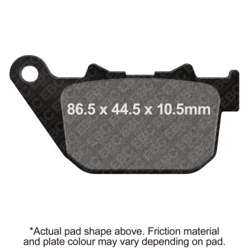 EBC V PAD SEMI SINTERED PAD SET