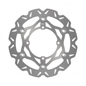 NEW PLAIN SILVER CENTER HUB OVERSIZE DISCS-280MM-C/W BRACKET