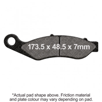 DOUBLE H SINTERED STREET PAD