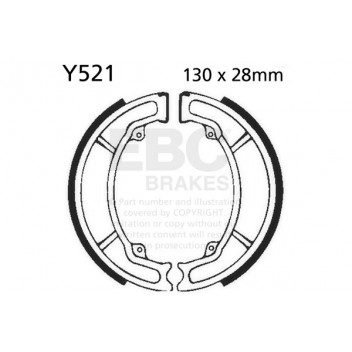 EBC BRAKE SHOE SET