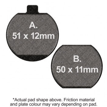 M/C DISC PAD SET -(5)