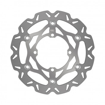 NEW PLAIN SILVER CENTER HUB OVERSIZE DISCS-280MM-C/W BRACKET