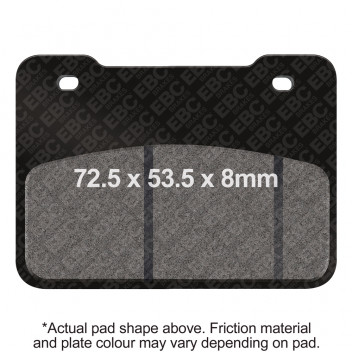 EBC SINTERED SCOOTER DISC PAD SET