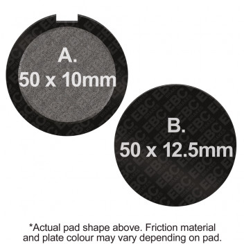 M/C DISC PAD SET -(5)