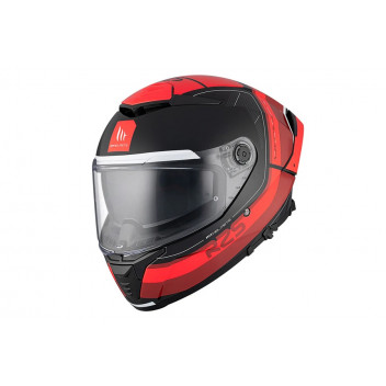 MED THUNDER 4 R25 B35 BK/RED MT HELMETS