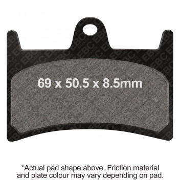 M/C DISC PAD SET - DMX
