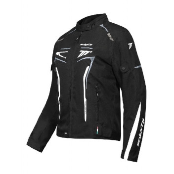 2XL JACKET SD-JR67 PISTON MEN BLACK/GREY/WHITE