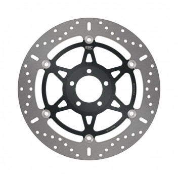 EBC S/STEEL BLACK CENTERD FULL CIRCLE X DISC