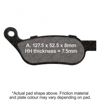 M/C DISC PAD SET - E391
