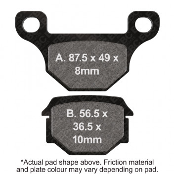EBC SCOOTER DISC PAD SET E327