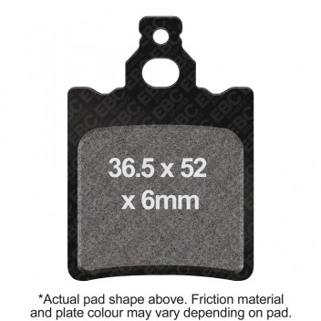 M/C DISC PAD SET - DMX