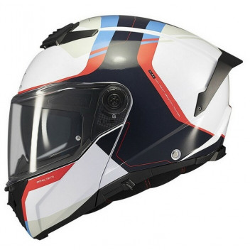 2XL ATOM2 EMALLA C7 WH/R/BL FLIP FRONT MT HELMETS