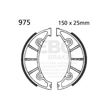 EBC BRAKE SHOE SET