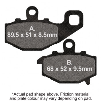 DOUBLE H SINTERED STREET PAD