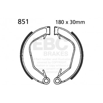 EBC BRAKE SHOE SET