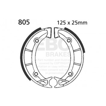 EBC BRAKE SHOE SET