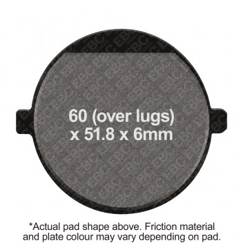 M/C DISC PAD SET - (5)
