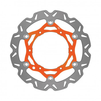 NEW KTM ORANGE CENTER HUB OVERSIZE DISCS -280MM-C/W BRACKET