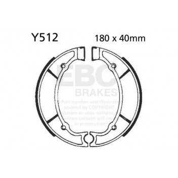 EBC BRAKE SHOE SET ( 5 )