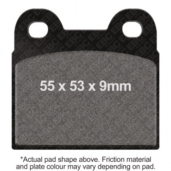 EBC V PAD SEMI SINTERED PAD SET