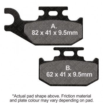 MOTORCYCLE DISC PAD SET