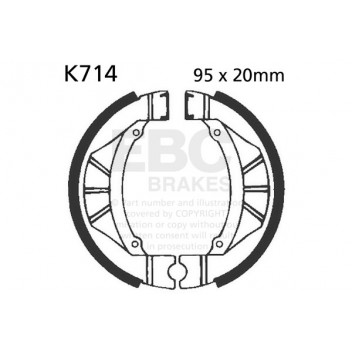 EBC BRAKE SHOE SET