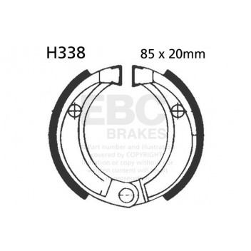 EBC BRAKE SHOE SET (85)