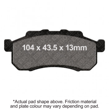 M/C DISC PAD - RED