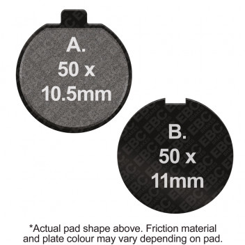 M/C DISC PAD SET -(5)