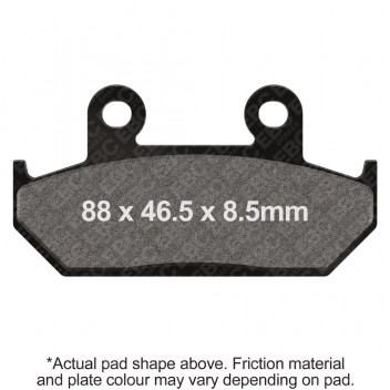 DOUBLE H SINTERED STREET PAD