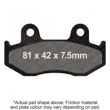 MOTORCYCLE DISC PAD SET